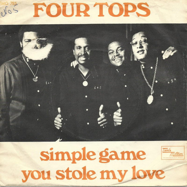 Four Tops : Simple Game (7", Single)
