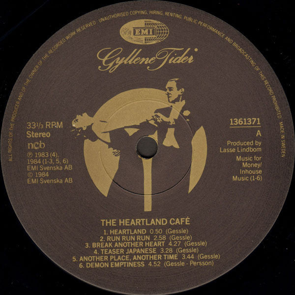 Gyllene Tider : The Heartland Café (LP, Album)