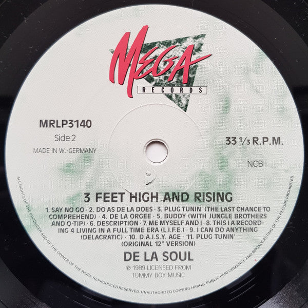 De La Soul : 3 Feet High And Rising (LP, Album)