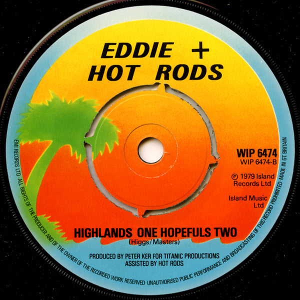 Eddie And The Hot Rods : The Power The Glory (7", Single)