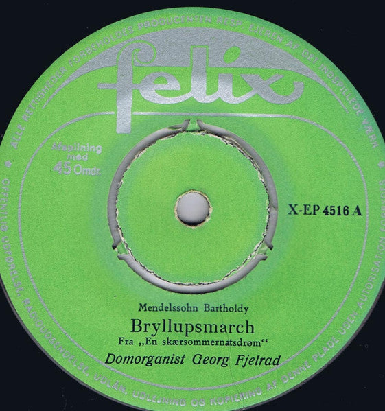 G. Fjelrad, Herning Kirkes Drengekor : Det Er Så Yndigt (7", Single)