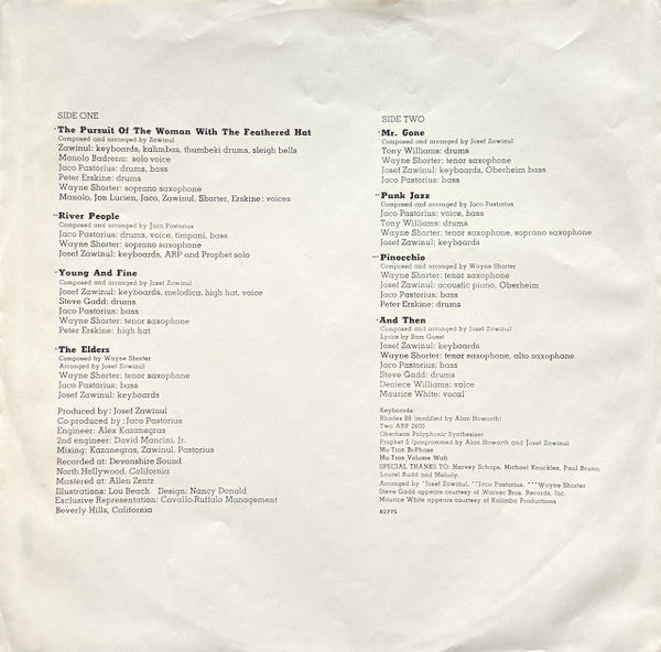 Weather Report : Mr. Gone (LP, Album)