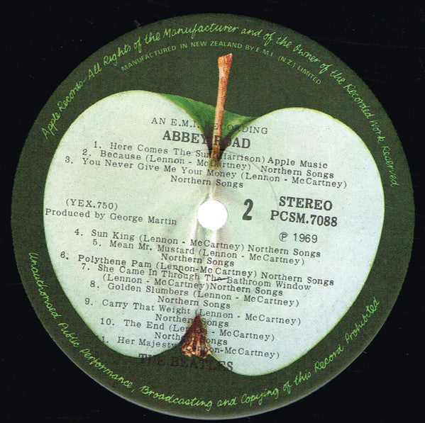 The Beatles : Abbey Road (LP, Album, RE)
