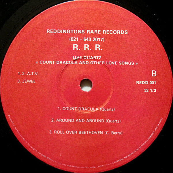 Quartz (10) : Live Quartz (LP, Album)