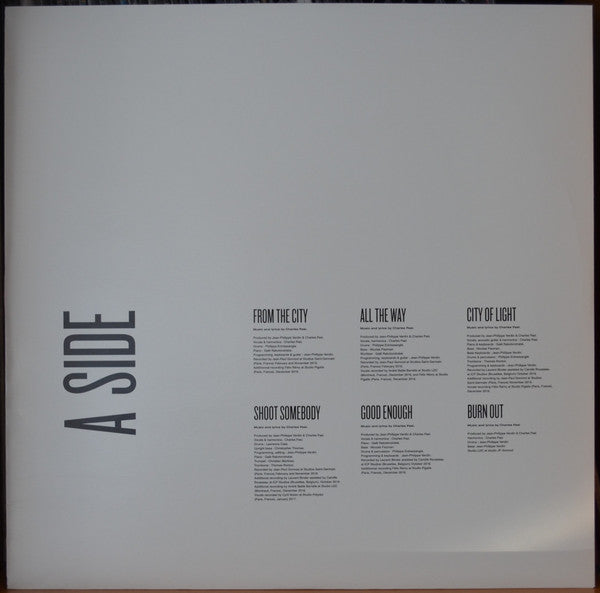 Charles Pasi : Bricks (LP, Album)