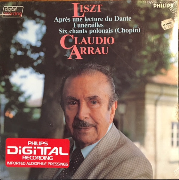 Franz Liszt, Claudio Arrau : Après Une Lecture Du Dante / Funérailles / Six Chants Polonais (Chopin) (LP)