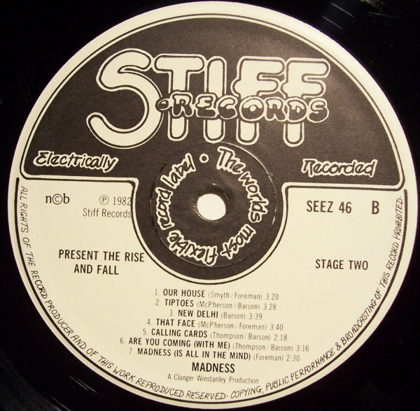 Madness : The Rise & Fall (LP, Album, Bla)