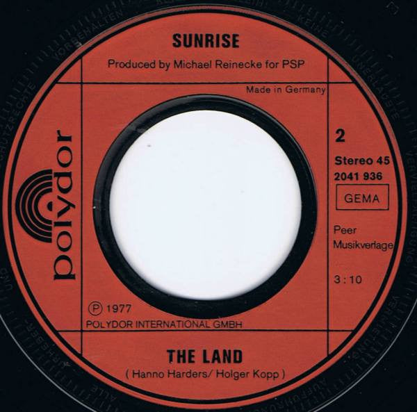 Sunrise (12) : Call On Me (7", Single)
