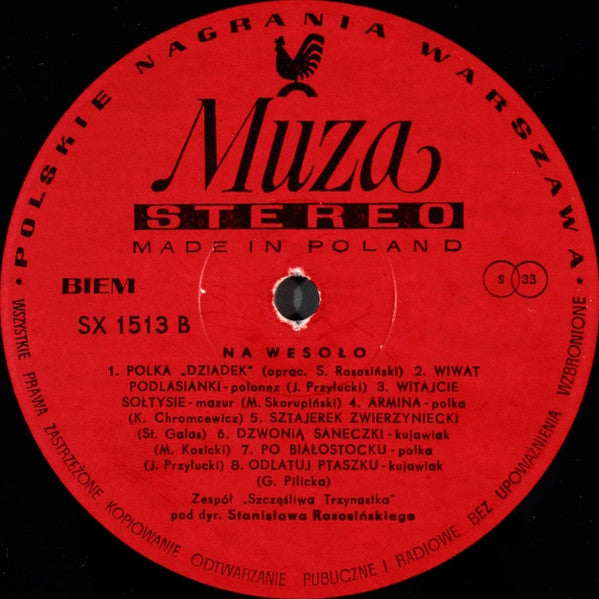 Szczęśliwa Trzynastka : Na Wesoło (LP, Album)