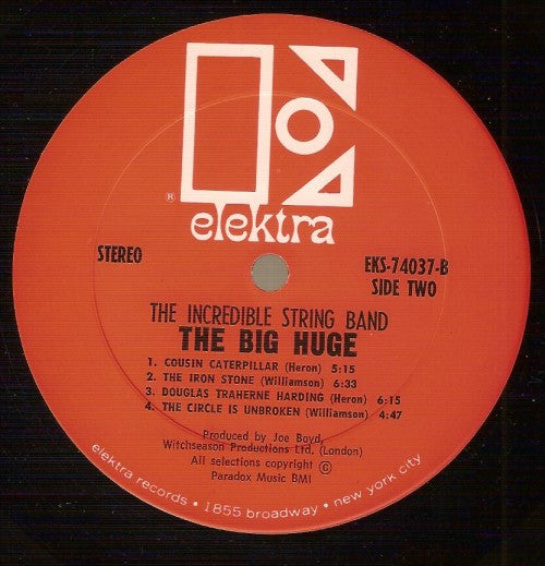 The Incredible String Band : The Big Huge (LP, Album, RP)