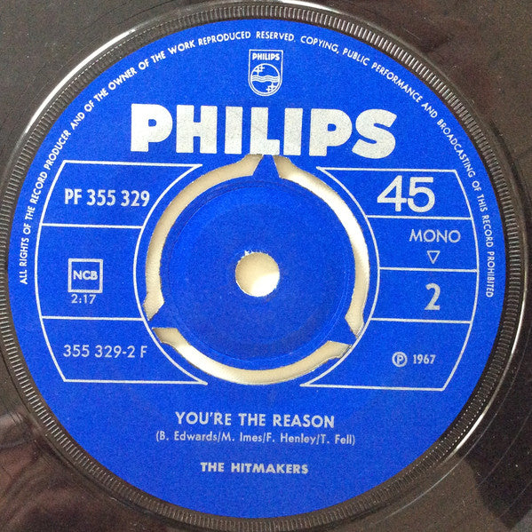 The Hitmakers (5) : Ginny Come Lately (7", Mono)