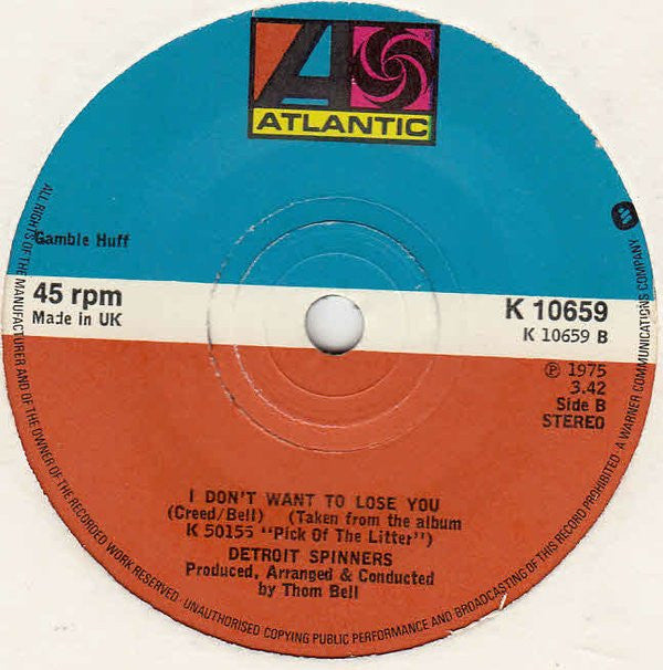 Spinners : Games People Play (7", Single)