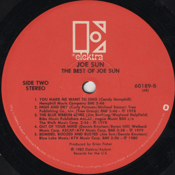 Joe Sun : The Best Of Joe Sun (LP, Comp)