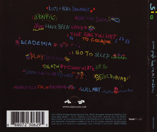 Sia : Some People Have Real Problems (CD, Album, Enh)