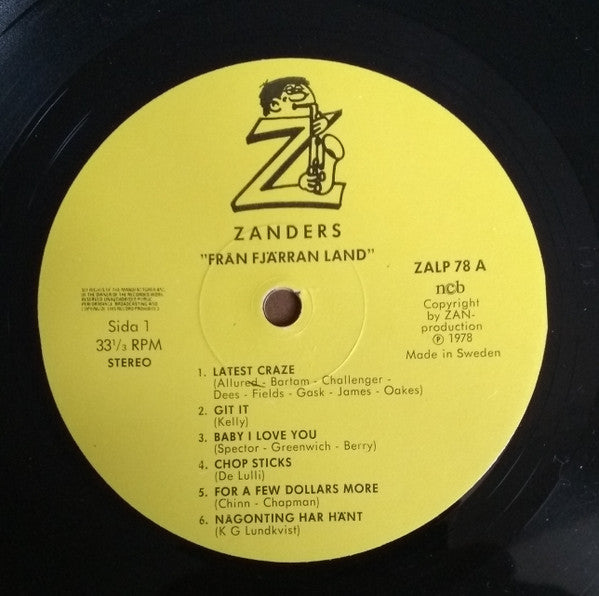 Zanders : Från Fjärran Land (LP)
