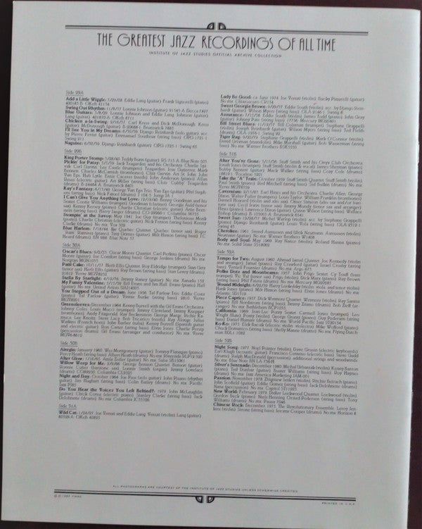 Various : Jazz Strings (4xLP, Comp, Mono, Mad + Box)