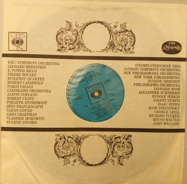 Ludwig van Beethoven / Felix Mendelssohn-Bartholdy - The Istomin/Stern/Rose Trio : Trio In C Minor, Op. 1, No. 3 / Trio In D Minor, Op. 49 (LP)