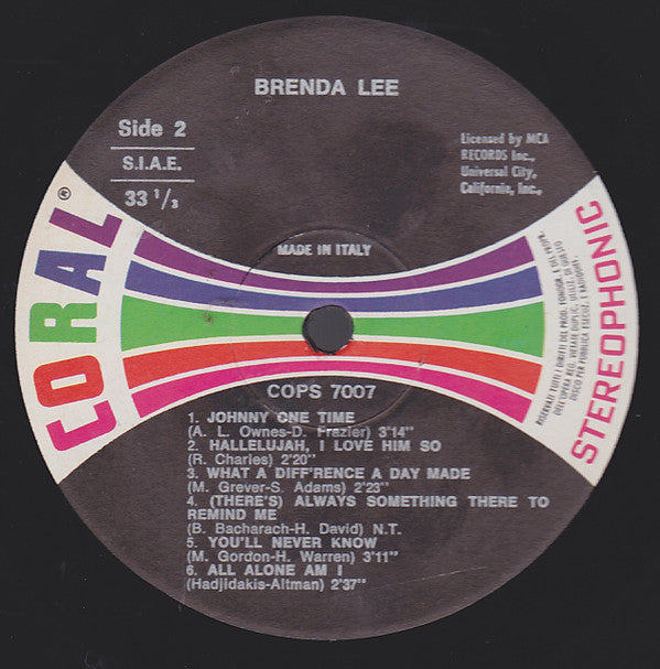 Brenda Lee : Brenda Lee (LP, Comp)