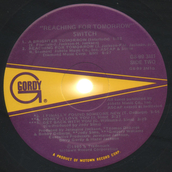 Switch (6) : Reaching For Tomorrow (LP, Album)