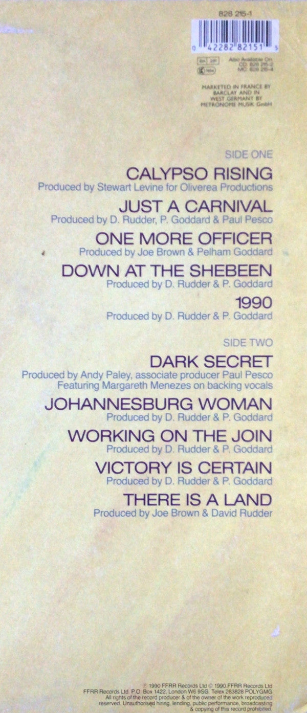 David Rudder : 1990 (LP, Album)