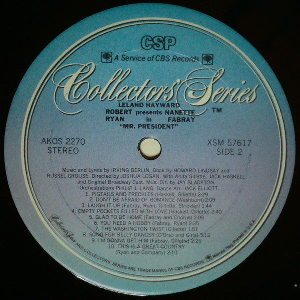 Various : Mr. President - Original Broadway Cast (LP, RE)