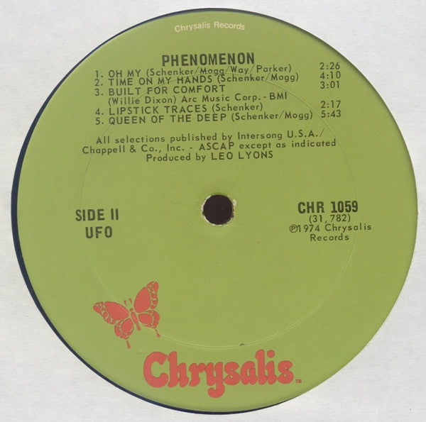 UFO (5) : Phenomenon (LP, Album)