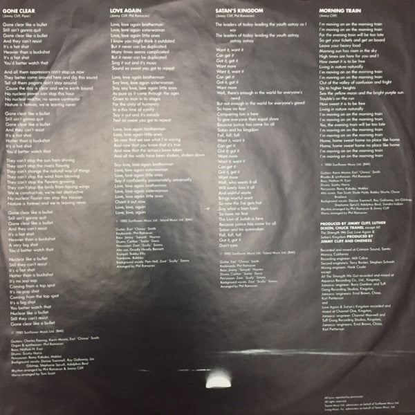 Jimmy Cliff : I Am The Living (LP, Album)