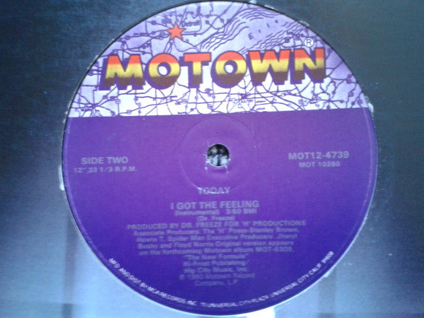 Today : I Got The Feeling (12", Single)