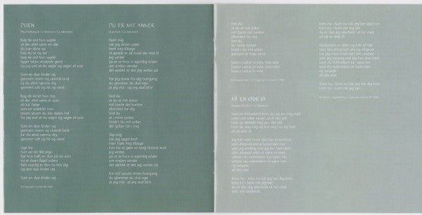 Lis Sørensen : Kærtegn (CD, Album)