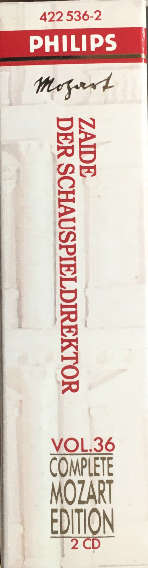 Wolfgang Amadeus Mozart : Zaide / Der Schauspieldirektor (2xCD, Comp + Box, Sli)