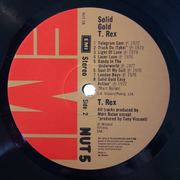 T. Rex : Solid Gold (LP, Comp, Tan)