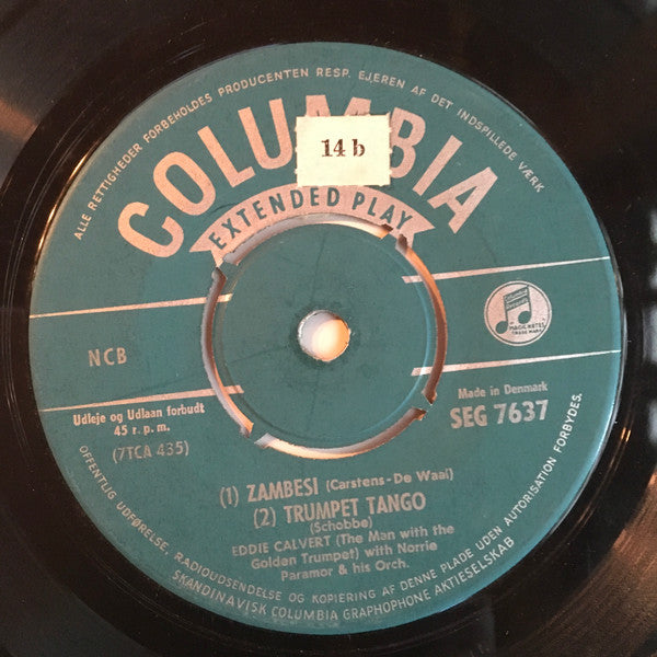 Eddie Calvert : Golden Trumpet-Golden Melodies (No.2) (7", EP)