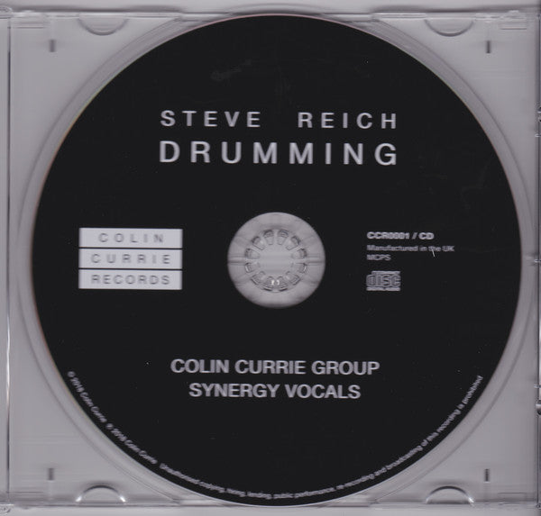 Steve Reich, Colin Currie Group, Synergy Vocals : Drumming (CD, Album)