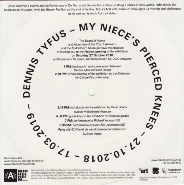 Uncle Jim (2) : My Niece's Pierced Knees (Flexi, 7", Shape, S/Sided, Inv)