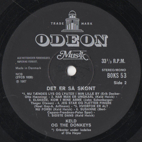 Keld & The Donkeys : Det Er Så Skønt (LP)