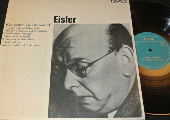 Hanns Eisler : Klingende Dokumente II (LP)
