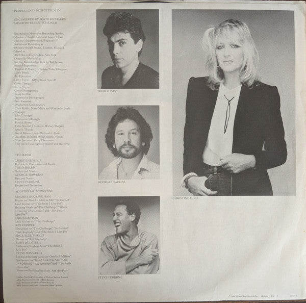 Christine McVie : Christine McVie (LP, Album, Win)