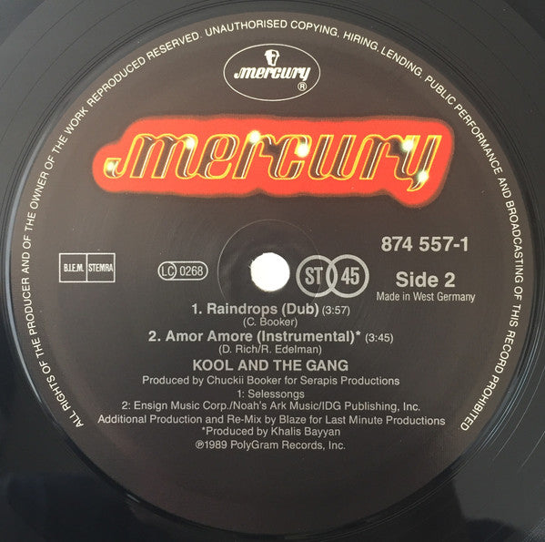 Kool & The Gang : Raindrops (12")