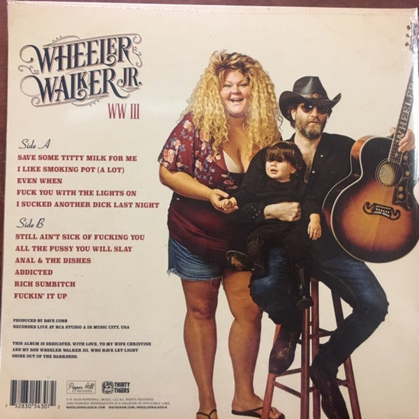 Wheeler Walker Jr. : WW III (LP, Album)