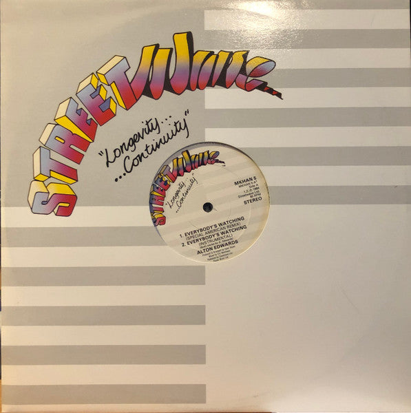 Alton Edwards : Everybody's Watching (12")