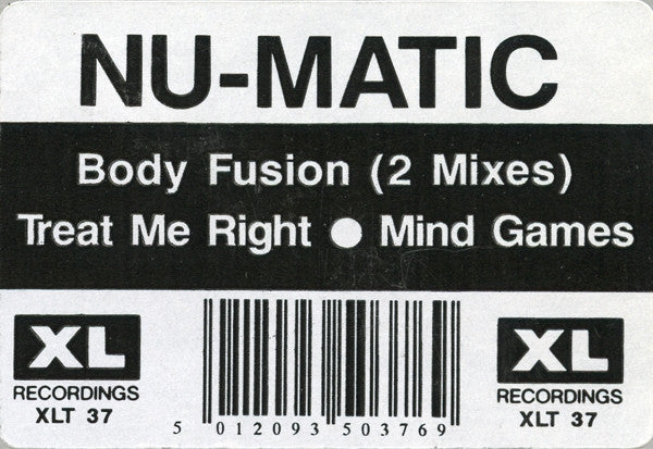 Nu-Matic : Body Fusion (12")