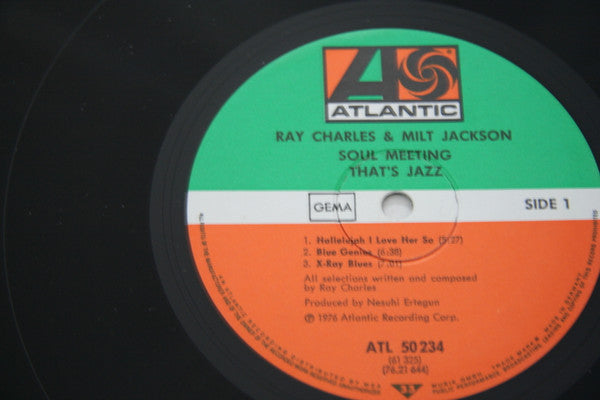 Ray Charles & Milt Jackson : Soul Meeting (LP, Album, RE, Gat)