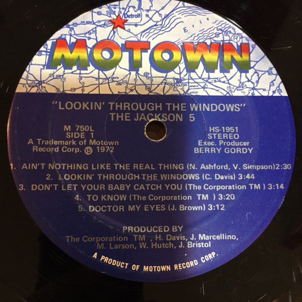 The Jackson 5 : Lookin' Through The Windows (LP, Album)