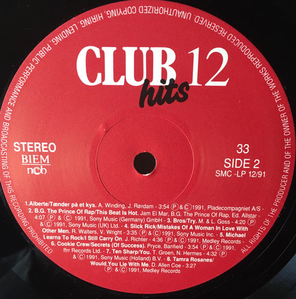 Various : Clubhits 12 - 1991 (LP, Comp)