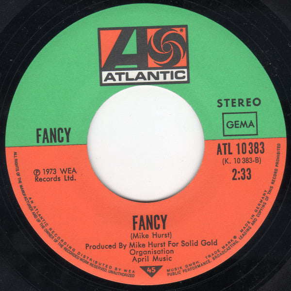 Fancy (3) : Wild Thing (7", Single)