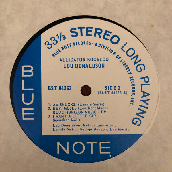 Lou Donaldson : Alligator Bogaloo (LP, Album)