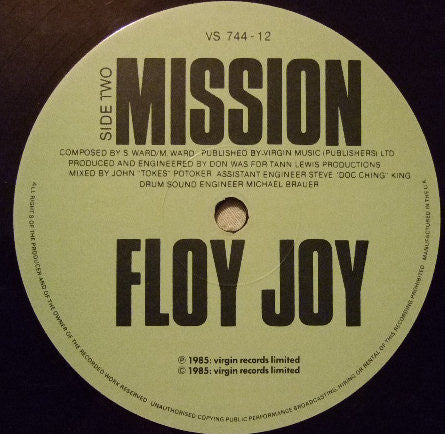 Floy Joy : Operator Operator (12", Single)