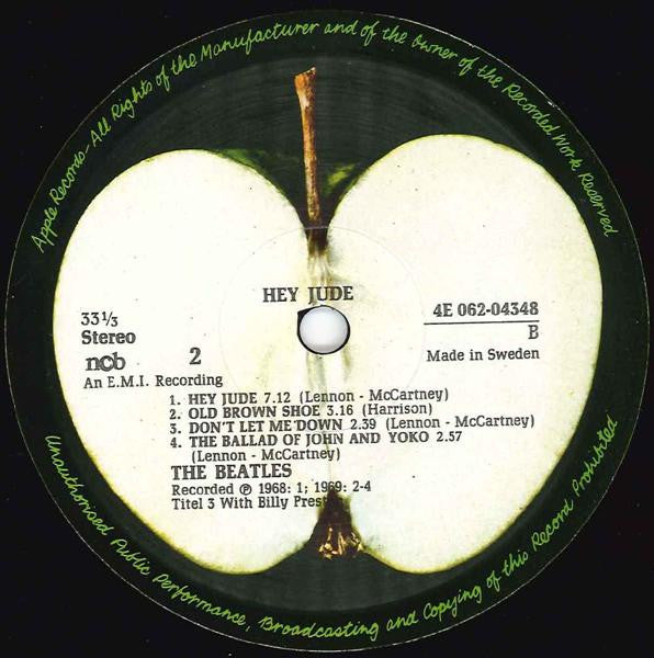The Beatles : Hey Jude (LP, Comp)