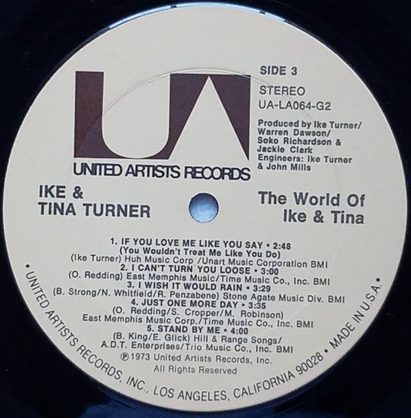 Ike & Tina Turner : The World Of Ike & Tina (2xLP, Ter)