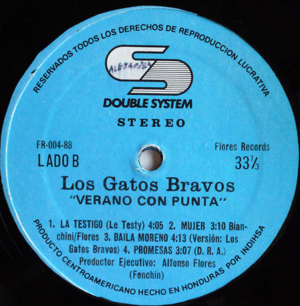 Fonchín Y Los Gatos Bravos : Verano Con Punta (LP, Album)